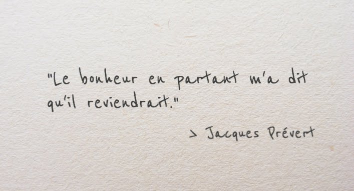 De la part du Bonheur